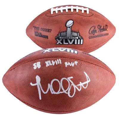 Malcolm Smith Seattle Seahawks Super Bowl XLVIII Champions Autographed ...