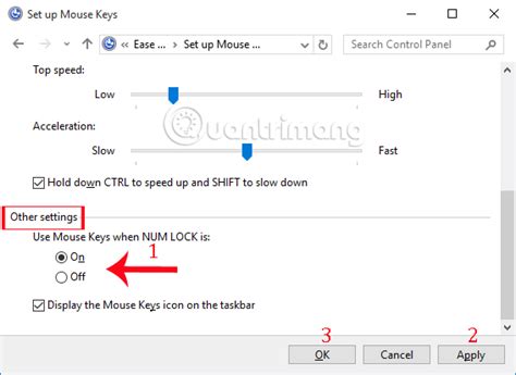 How to enable Mouse Keys Windows 10 - TipsMake.com