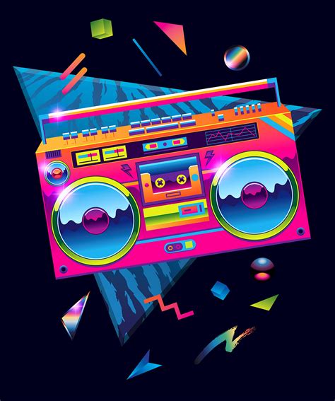 Pin by starwenn on My 80's Childhood | Boombox art, Retro art, Retro