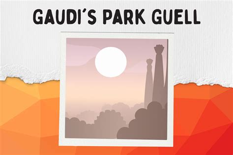 Gaudi's Park Guell Graphic by WonderWallArt · Creative Fabrica