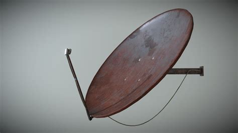 Rusty House Satellite Dish - Download Free 3D model by TomasKiniulis ...