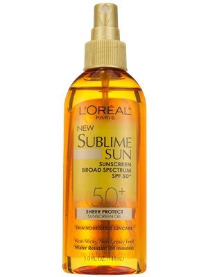 L'Oréal Paris Sublime Sun Sheer Protect Sunscreen Oil SPF 50+ Review ...