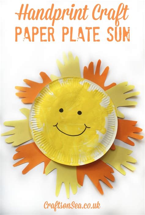 Paper Plate Sun + Sun Crafts for Kids - Crafts on Sea