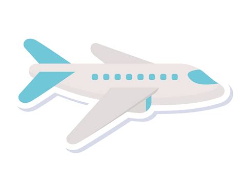 Plane Sticker Vector Art, Icons, and Graphics for Free Download