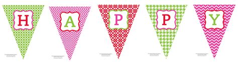 Free Printable: Happy Birthday Banner - Anders Ruff Custom Designs, LLC