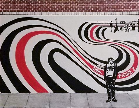 Elliott Smith Figure 8 mural Painting by George Harville - Pixels