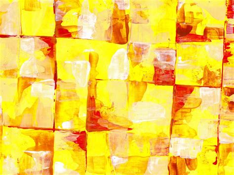 Yellow Abstract Paintings