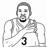 Kevin Durant Shooting Coloring Page  Pagescom sketch template