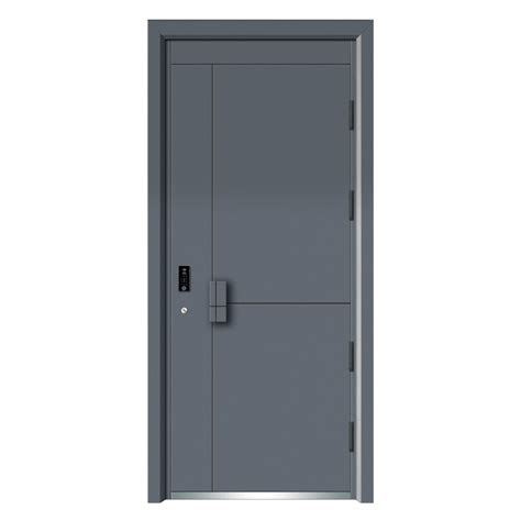 Preassembled Simple Printable Design Entry Solid Steel Front Flat Pivot Doors with Doorhardwares