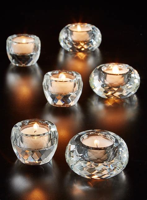 Buy Crystal Faceted Tea Light Holders Wholesale Online | Jamali Garden