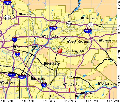 Industry, California (CA 90660, 91744) profile: population, maps, real estate, averages, homes ...