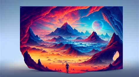 Adventure in New Colorful Planet HD AI Art Wallpaper, HD Fantasy 4K ...