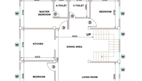 Simple residential building plans dwg free download | Free download ...