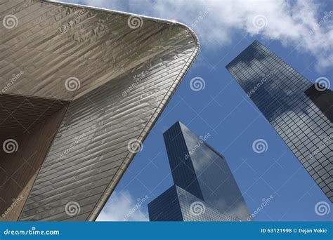 Rotterdam Train Station editorial stock photo. Image of architecture ...