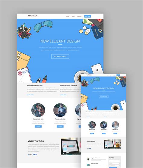 18+ Best Responsive HTML5 Landing Page Templates (2018)