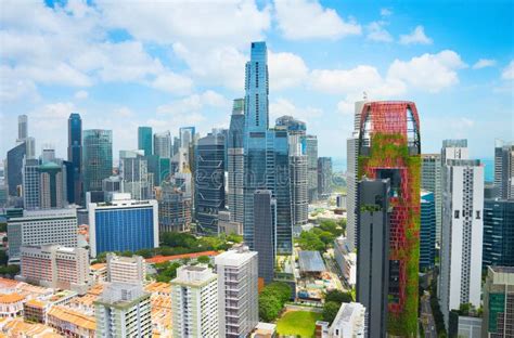 Singapore Downtown Skyline. Business Architecture Stock Image - Image of reflection, core: 100746573