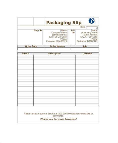 FREE 7+ Shipping Slip Templates in PDF | Excel | MS Word