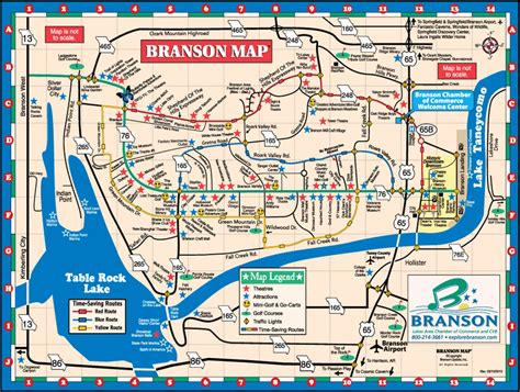 Map of Branson, MO | local exploration. | Pinterest