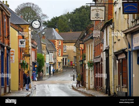 Cheapside, Langport, Somerset, England Stock Photo, Royalty Free Image ...