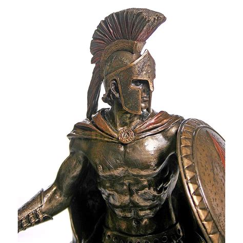 Life Size bronze greek warrior statue sculpture for sale