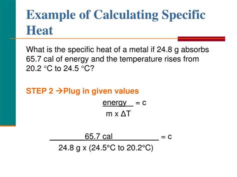 PPT - Specific Heat PowerPoint Presentation, free download - ID:3721637