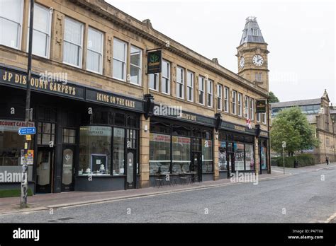 Shops in Bacup, Lancashire, England, UK Stock Photo - Alamy