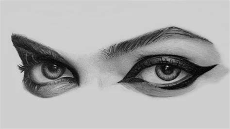 How to draw - PART 1 - Drawing Eyes, Pencil Drawing - YouTube