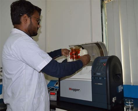 Transformer Oil Testing by employee at Global Electrical Laboratory. | Electricity, Laboratory ...