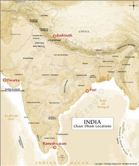 PDF of Char Dham Yatra Map, Char Dham Yatra Map PDF