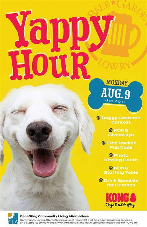 Yappy Hour with KONG and Lowry Beer Garden - Community Living Alternatives