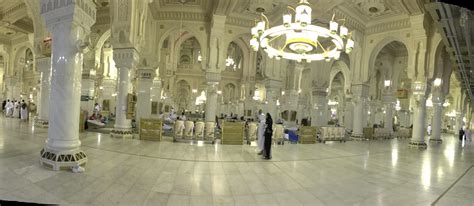 Prayer Hall inside Masjid Al Haram Mecca