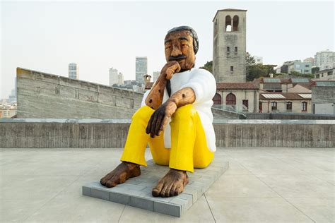 An Oversized Statue of Leonard Peltier, an American Indian Activist ...