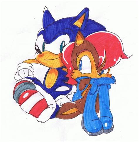 .Sonic and Sally. - Sonic the Hedgehog Fan Art (27547766) - Fanpop