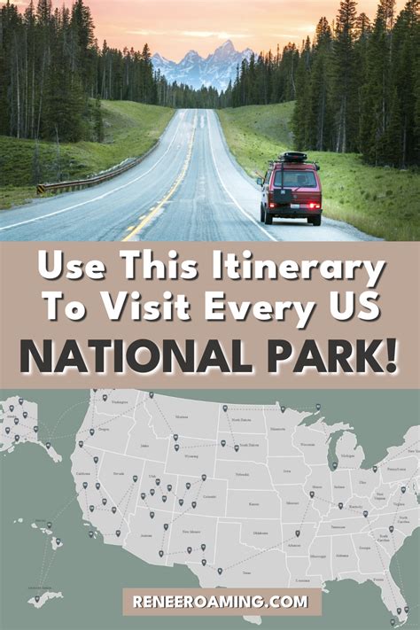 See Every National Park on this EPIC Cross-Country Road Trip in 2021 | Road trip places ...