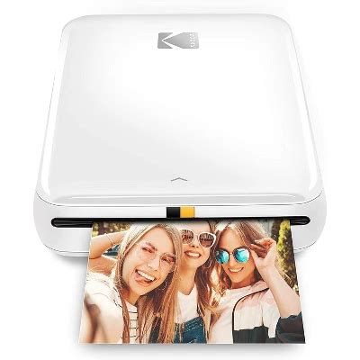 Kodak Step Wireless Mobile Photo Printer (white) Compatible W/ios ...