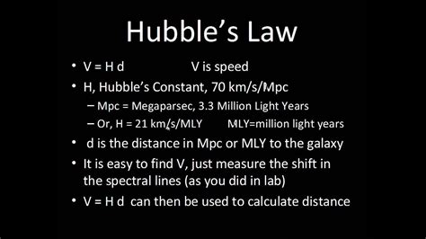 Hubble's Law - YouTube