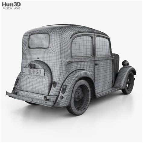 Austin 7 Ruby 1934 3D model - Vehicles on Hum3D