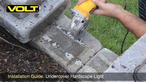 How to Install Outdoor Hardscape Lighting in a Wall