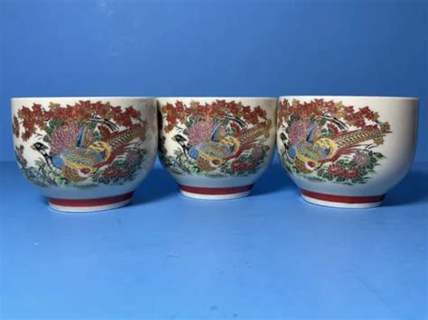 ANTIQUE SATSUMA PORCELAIN Meiji era Signed 19th century Japanese tea bowls ? $17.99 - PicClick
