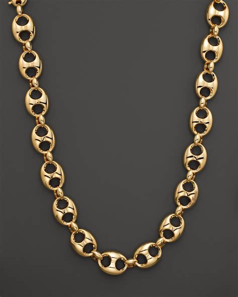 Gucci Marina Chain Necklace in 18k Yellow Gold in Metallic | Lyst