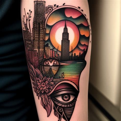 86 Chicago Skyline Tattoo Ideas - TattooClue.com