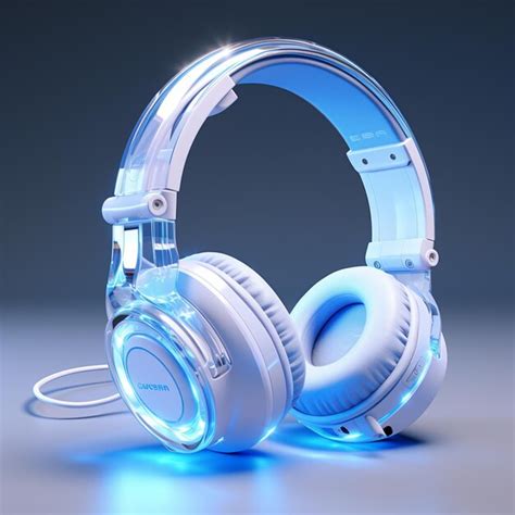 Premium AI Image | Headphones wireless digital device with vivid RGB ...