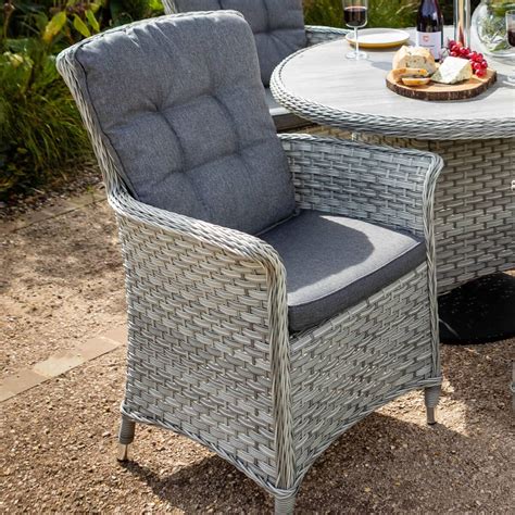 Hartman Heritage Dining Chair with Cushions Ash/Slate - (68102146) - Garden Furniture World