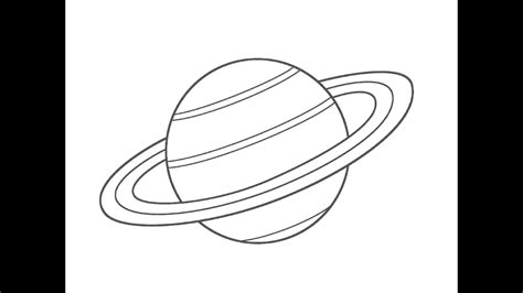 How To Draw Saturn Step By Step Drawing Guide By