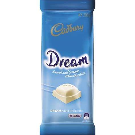 Cadbury Dream White Chocolate 200g Block | Woolworths