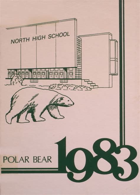 1983 yearbook from North High School from Des moines, Iowa