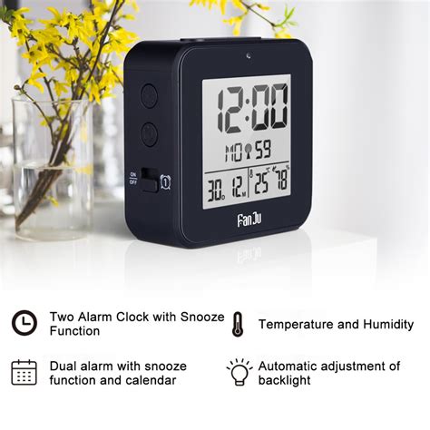 Alarm Clock Digital Alarm Clock Radio Controlled Digital Clock Photo ...