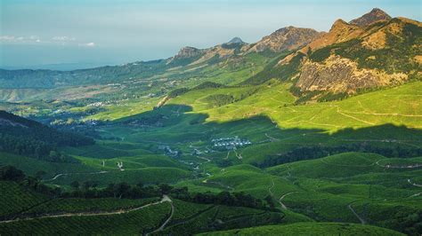 Photos India Kolukkumali Munnar Kerala Nature Hill Fields 2560x1440