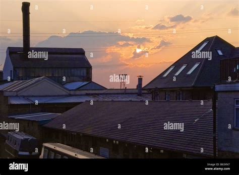 old canal workshops stoke prior worcestershire Stock Photo - Alamy