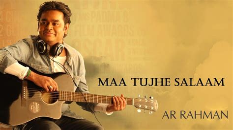 Maa Tujhe Salaam Song Lyrics in English and Hindi - Indiankhabri